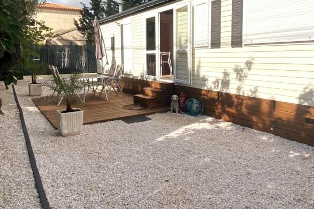 Mobil Home De Patricia Et Franck A Sigean Exterior foto